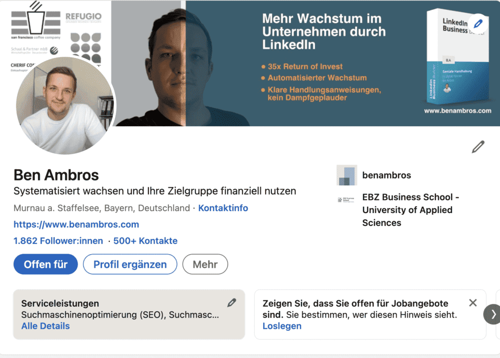 LinkedIn Profil optimieren