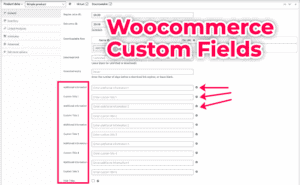 Woocomerce Custom flieds Beschreibung editieren Plugin