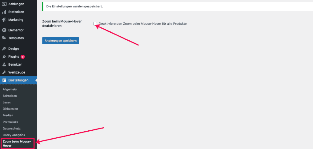 Woocommerce disable product zoom