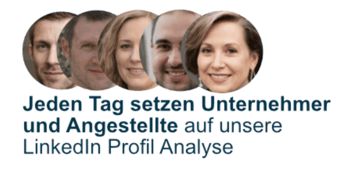 LinkedIn Profil Analyse Teilnehmer